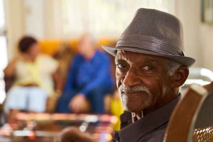 An older man in a chair, showing hospice & palliative care services in Shreveport, LA