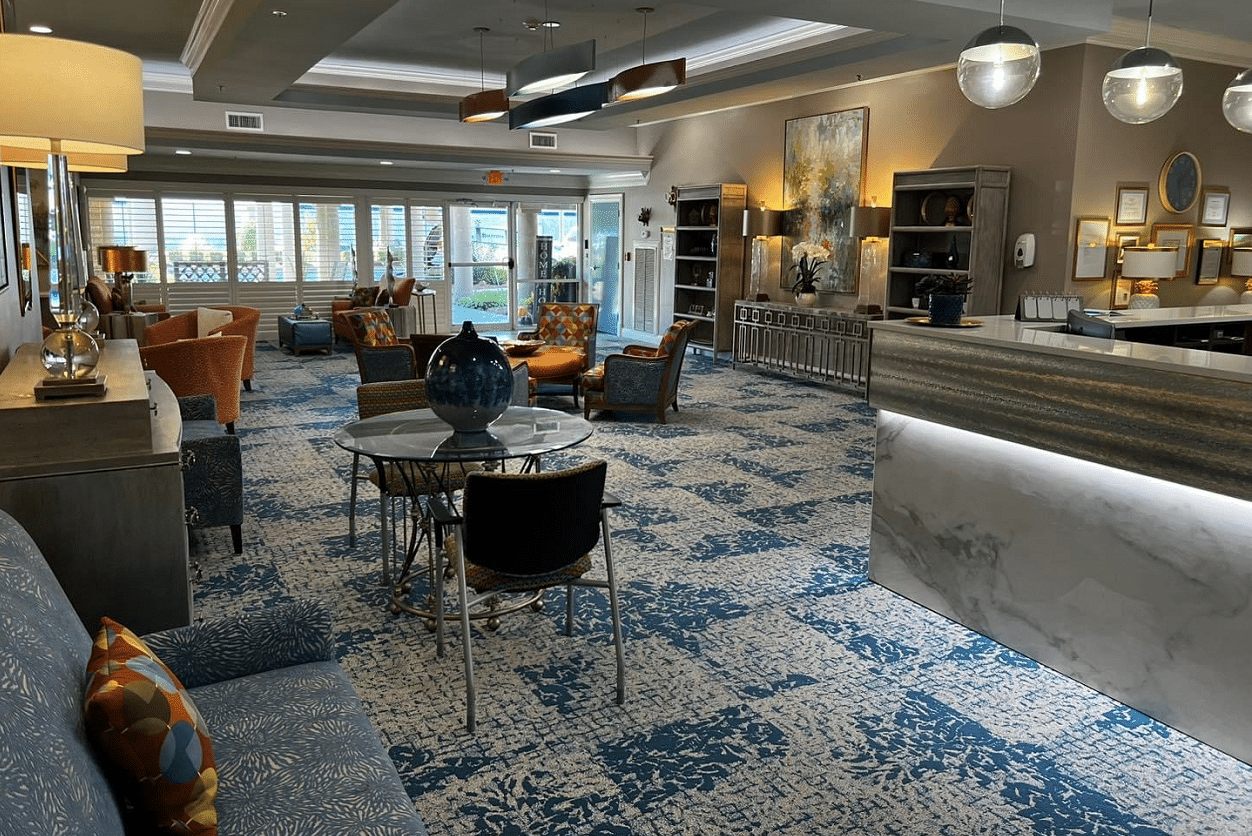 The Guest House Reception Area